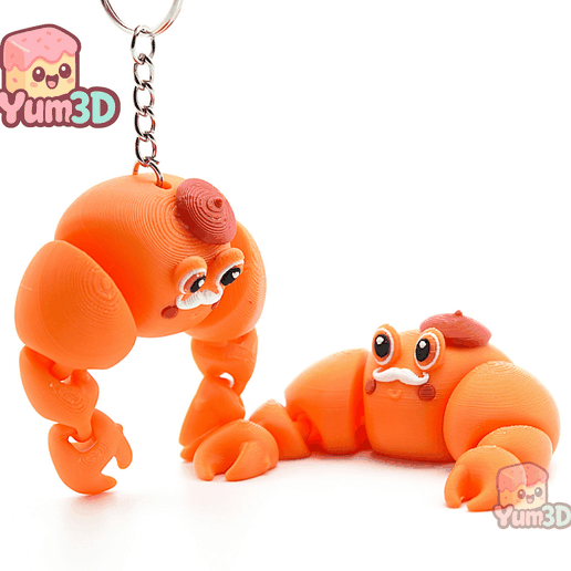☕ Yum3D Valentine Coffee Cup Fidget Clicker Keychain - Cute